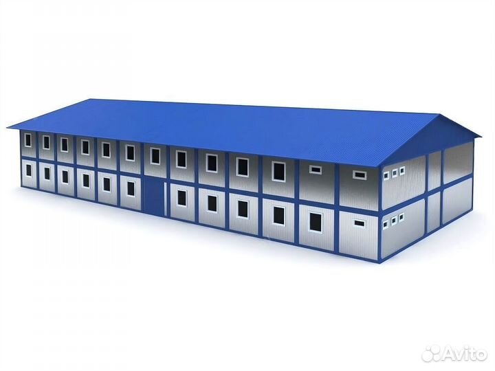 Модульное здание под штаб строительства (мз-13)