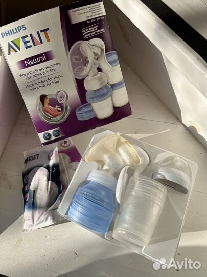 Молокоотсос ручной philips avent