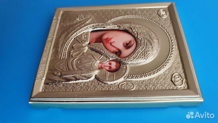 Икона Казанская Богоматерь 6х7 см