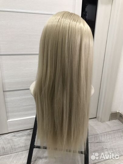 Учебная голова манекен с волосами