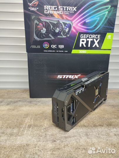 Видеокарта GeForce RTX 3080 asus ROG-strix-RTX3080