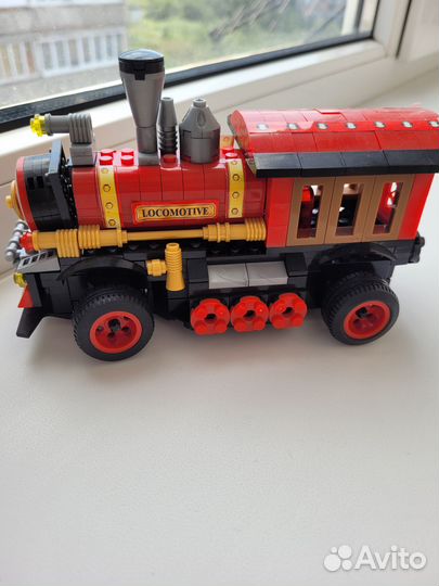 Игровой конструктор поезд