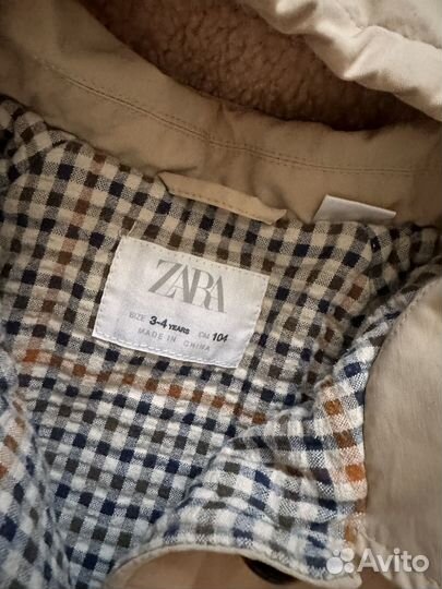 Тренч для девочки zara 104