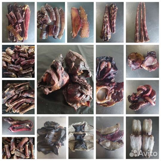 Сушёные лакомства для собак