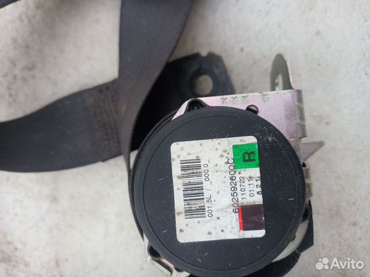 Ремень безопасности задний левый и пр Opel Zafira