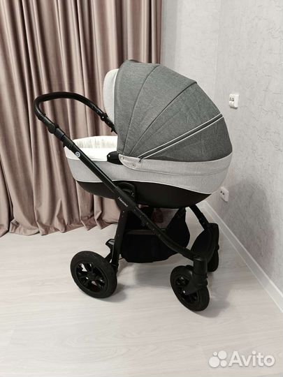 Коляска Adamex Neonex + автолюлька Happy Baby