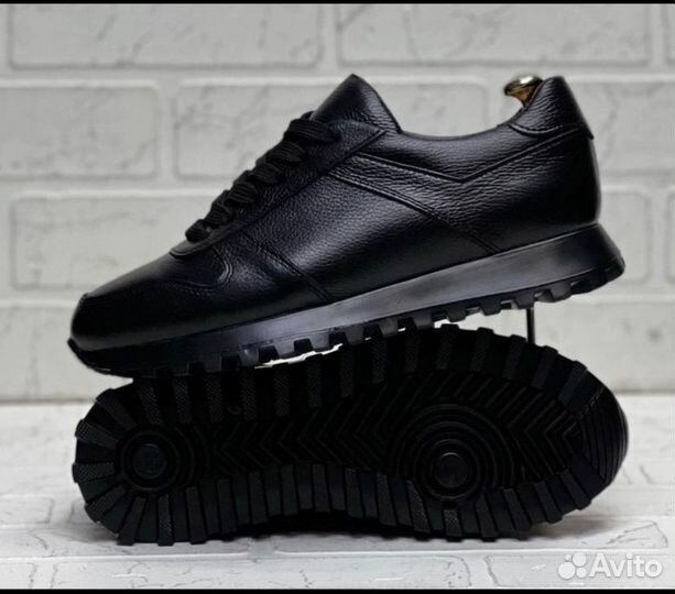 Кроссовки мужские натуральная кожа