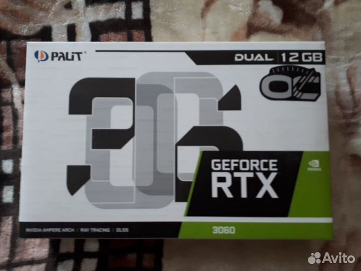 Видеокарта Palit GeForce RTX 3060 dual 12Gb