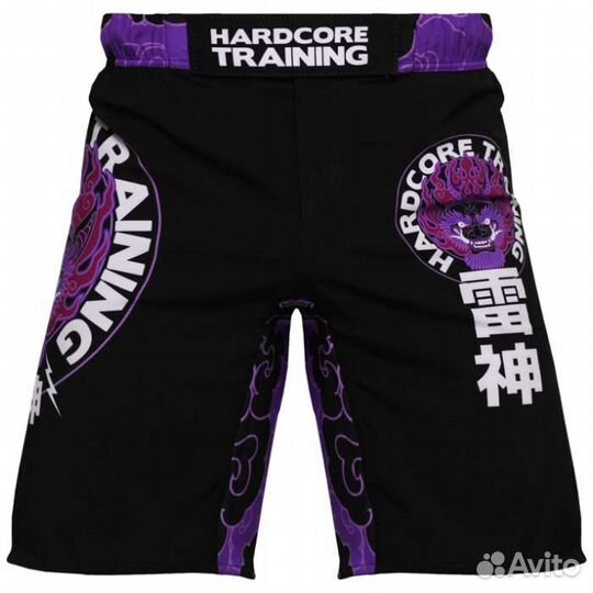 Шорты Hardcore training Raijin Black/Purple (М)