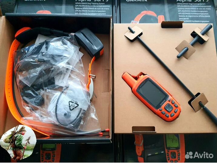 Охотничий навигатор Альфа 50 с ошейником t5 rus