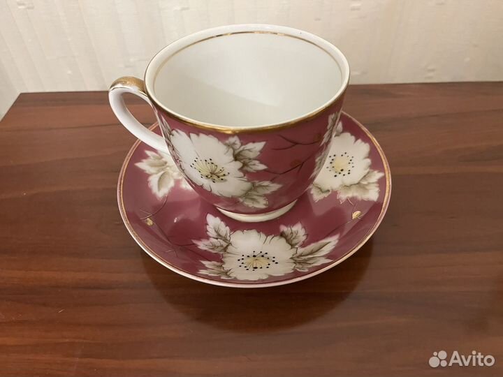 Чашка с блюдцем СССР