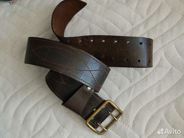 Ремень, натуральная кожа. 105 см