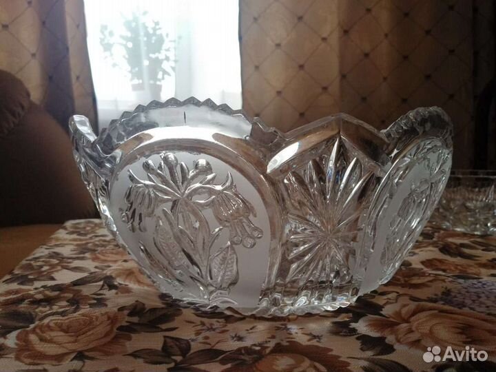 Салатник, хрусталь, СССР