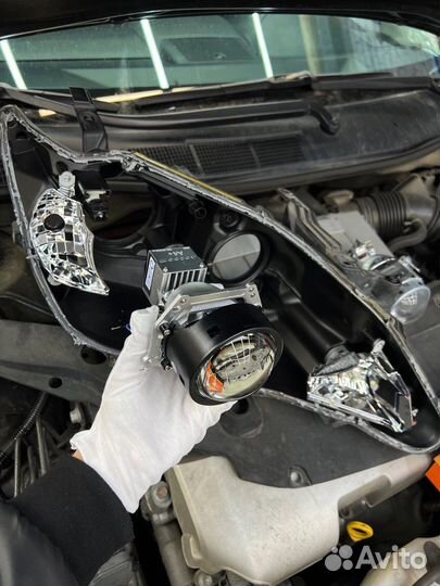 Светодиодные линзы, Bi-LED, Би Лед, на любые авто