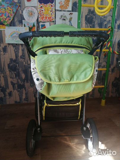 Коляска трансформер с люлькой