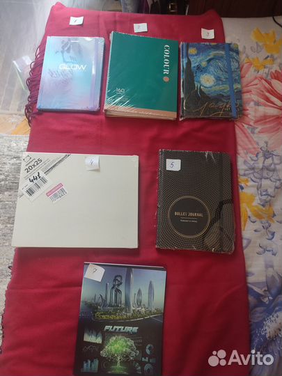 Блокноты/ холст