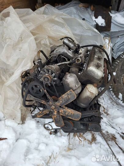 Двигатель сборе с кпп