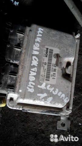 Блок управления двигателем octavia a4