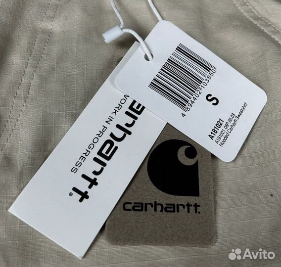 Шорты карго carhartt бежевые