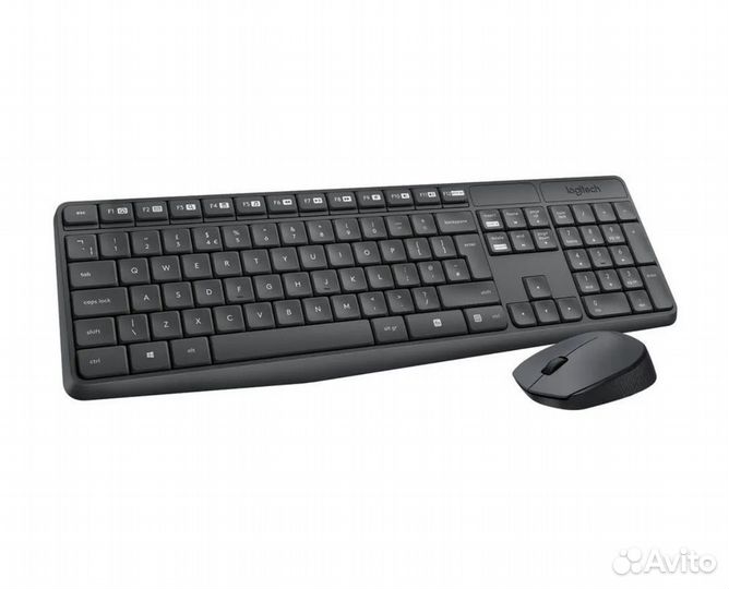 Комплект беспроводной клавиатура и мышь Logitech
