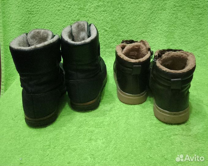 Ботинки демисезонные для мальчика 34,33