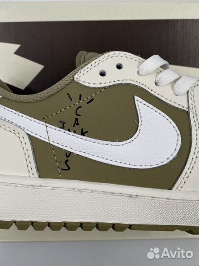 Кроссовки Nike Air Jordan 1 Low Travis Scott “Golf