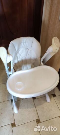 Стульчик для кормления, качели Caretero indigo