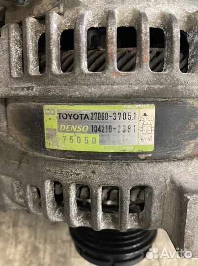 Генератор toyota Rav 4, Auris, Avensis