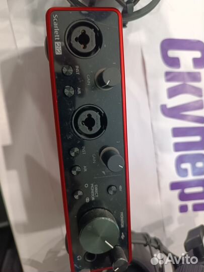Звуковая карта focusrite scarlett 2i2 3rd gen
