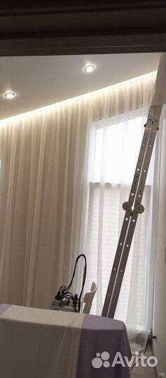 Пошив штор, вывеска, стирка, изменение размеров