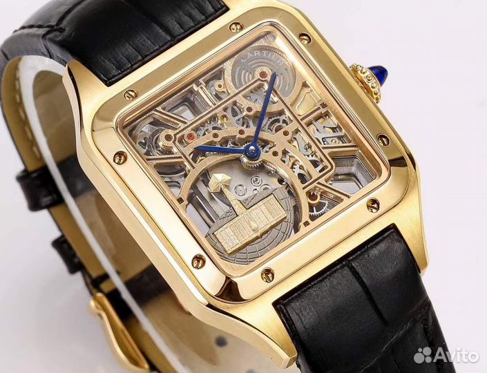 Часы Cartier ISantos-Dumont Skeleton Micro-Rotor S