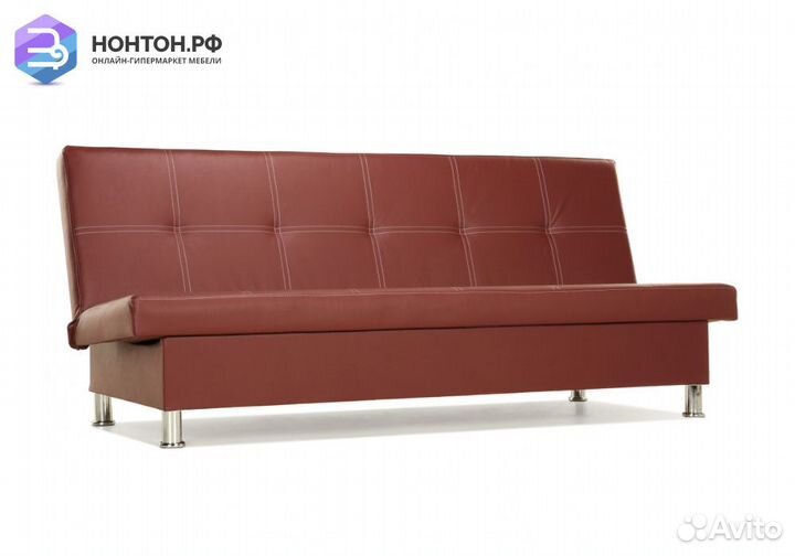 Диван клик-кляк Бомонд бордовый