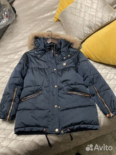 Зимний пуховик на девочку 152-158