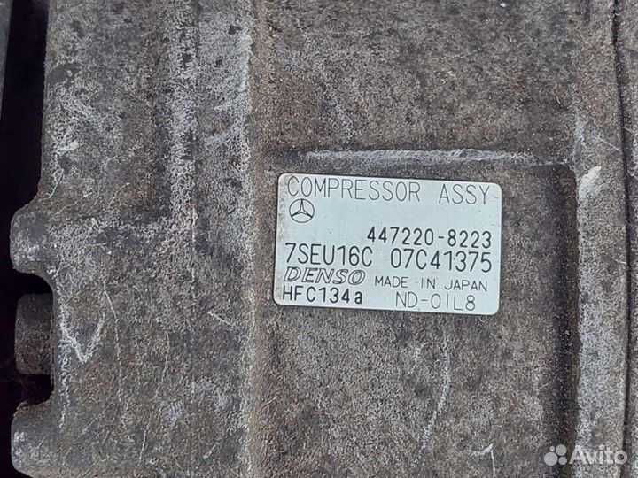 Компрессор кондиционера Mercedes-Benz W203