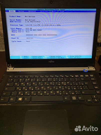 Fujitsu Life Book U552 i5