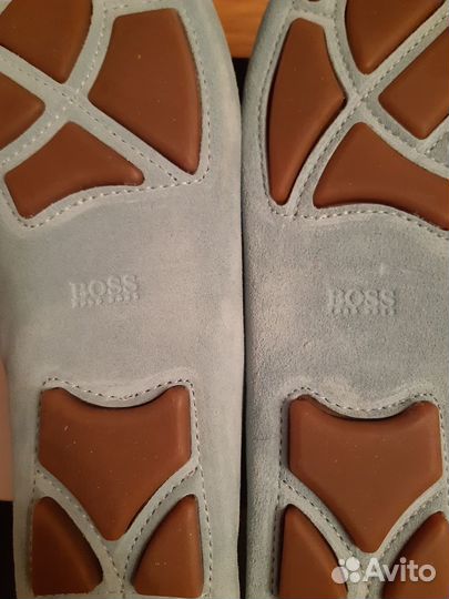 Мокасины замшевые Hugo Boss, 39 (26 см)