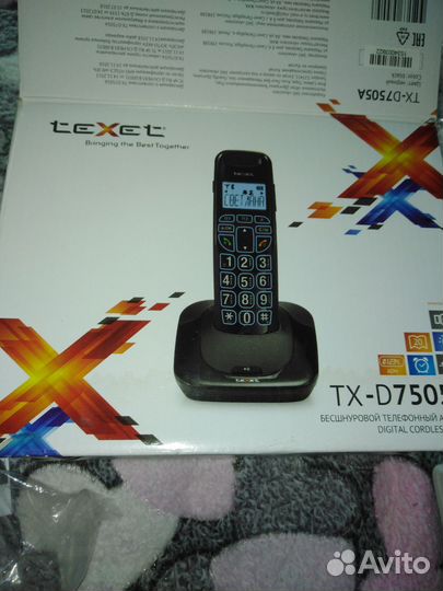 Телефон texet новый