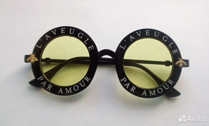 Солнцезащитные очки модные, круглые, новые