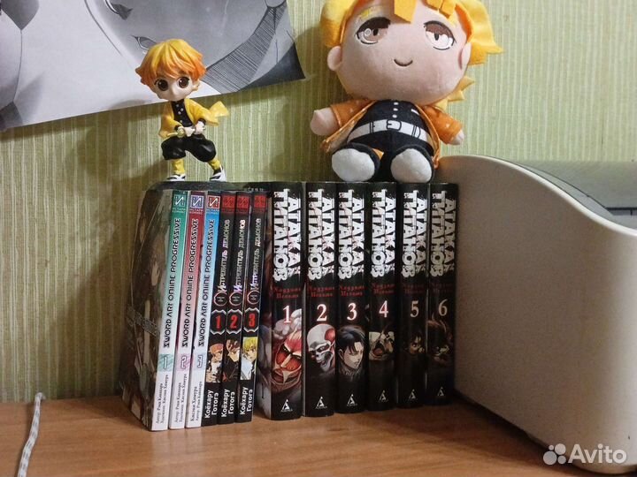 Манга атака титанов, крд и sao:p