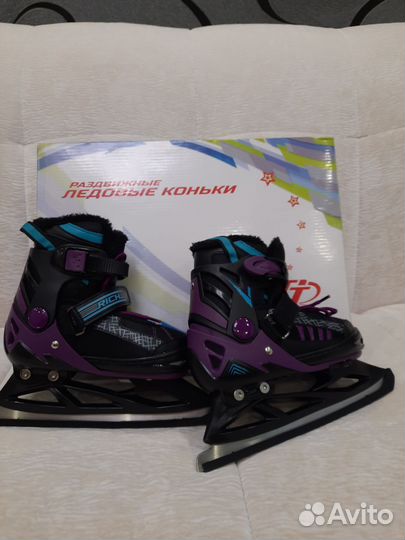 Коньки детские раздвижные
