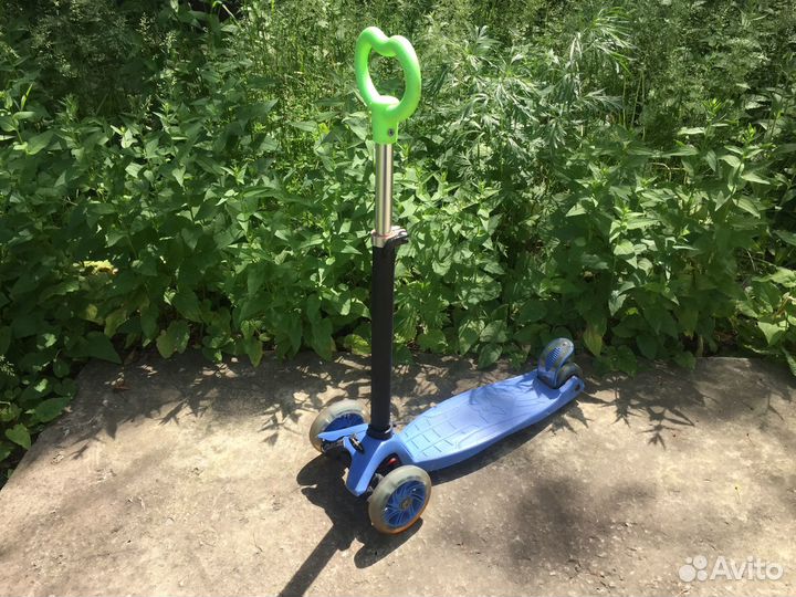 Самокат детский 3х колёсн Rush Action поворотный