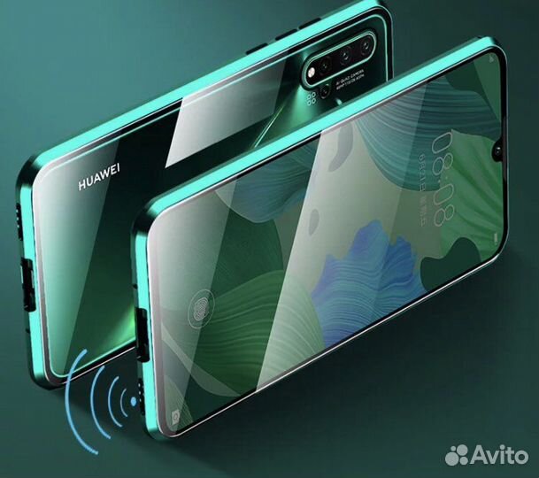 Чехол со стеклом на honor 8x