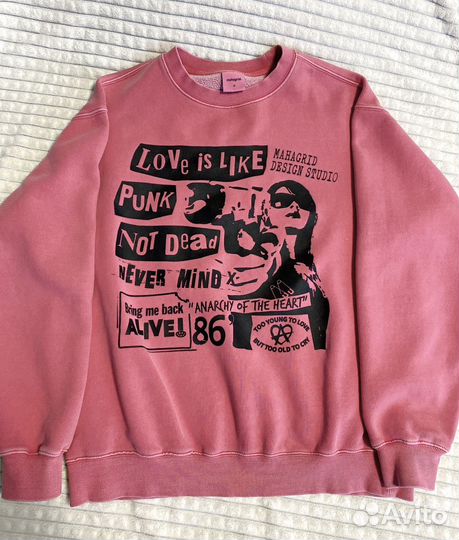 Mahagrid Love Punk Pigment Sweatshirt