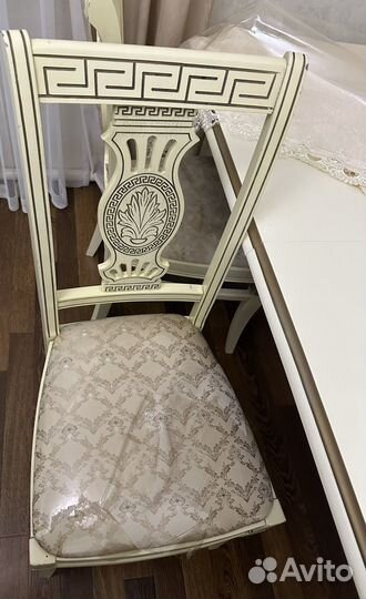 Стол со стульями бу