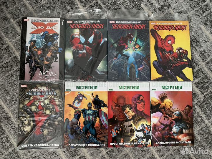 Комиксы marvel в мягкой и твердой обложке