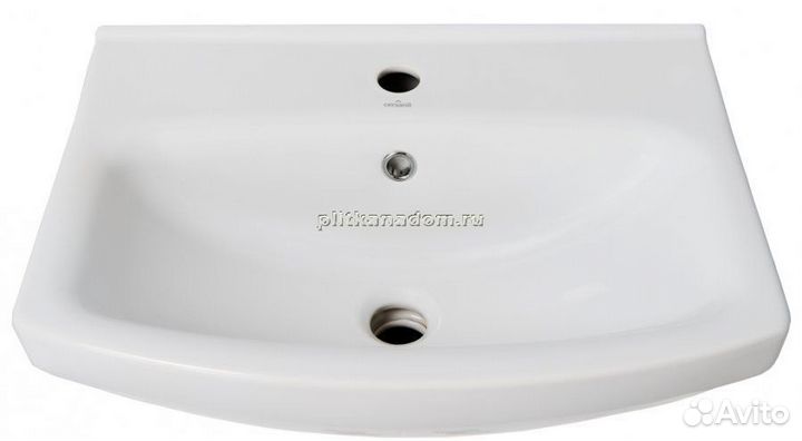 Bellezza Анкона-60 Тумба, 2 ящика, Белая, с раковиной Cersanit (Польша)