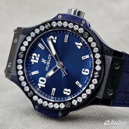 Hublot Big Bang Ceramic Blue Diamonds