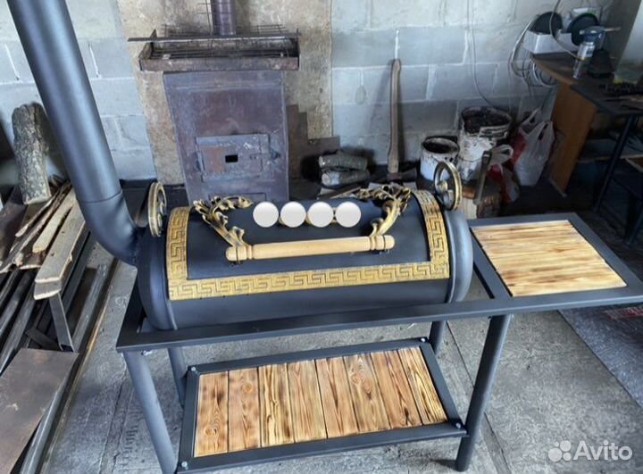 Мангал разборный печь