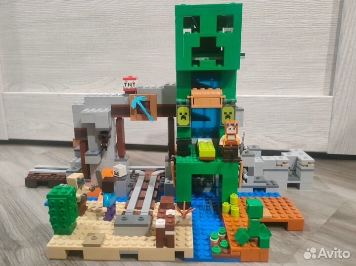 Lego minecraft шахта крипера