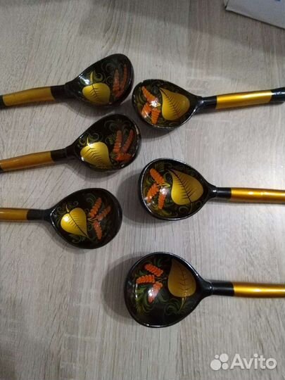 Деревянные ложки хохлома